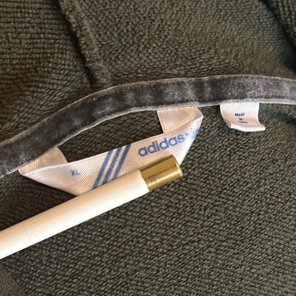 Adidas Classic Logo Women’s Hoodie (army green, size XL) - Picture 3 of 3